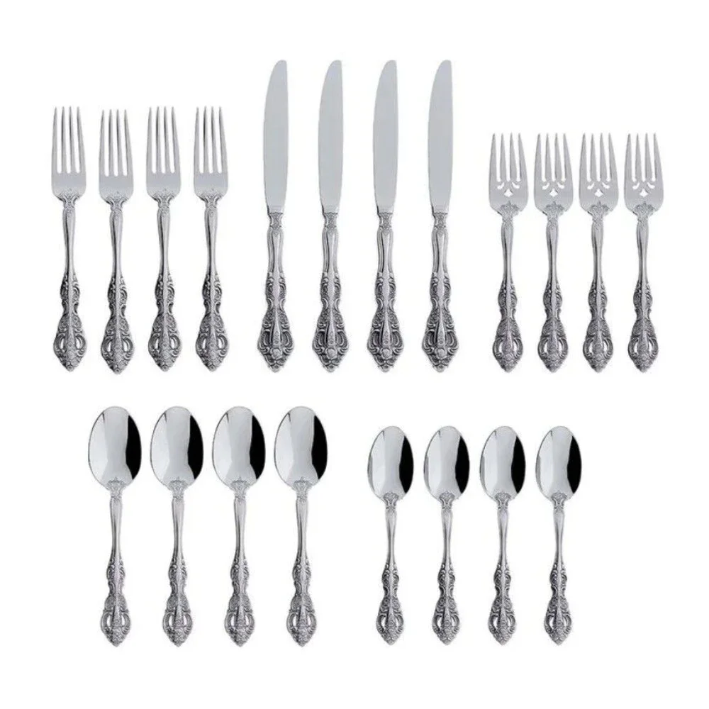 Oneida Michelangelo 18/10 Stainless Steel 20pc. Flatware Set (Service for Four)